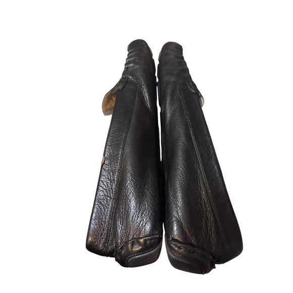 Cole Haan Mens Black Leather Driving Moccasins Loafers Shoes 8.5B Comfortable Ca - Picture 7 of 8